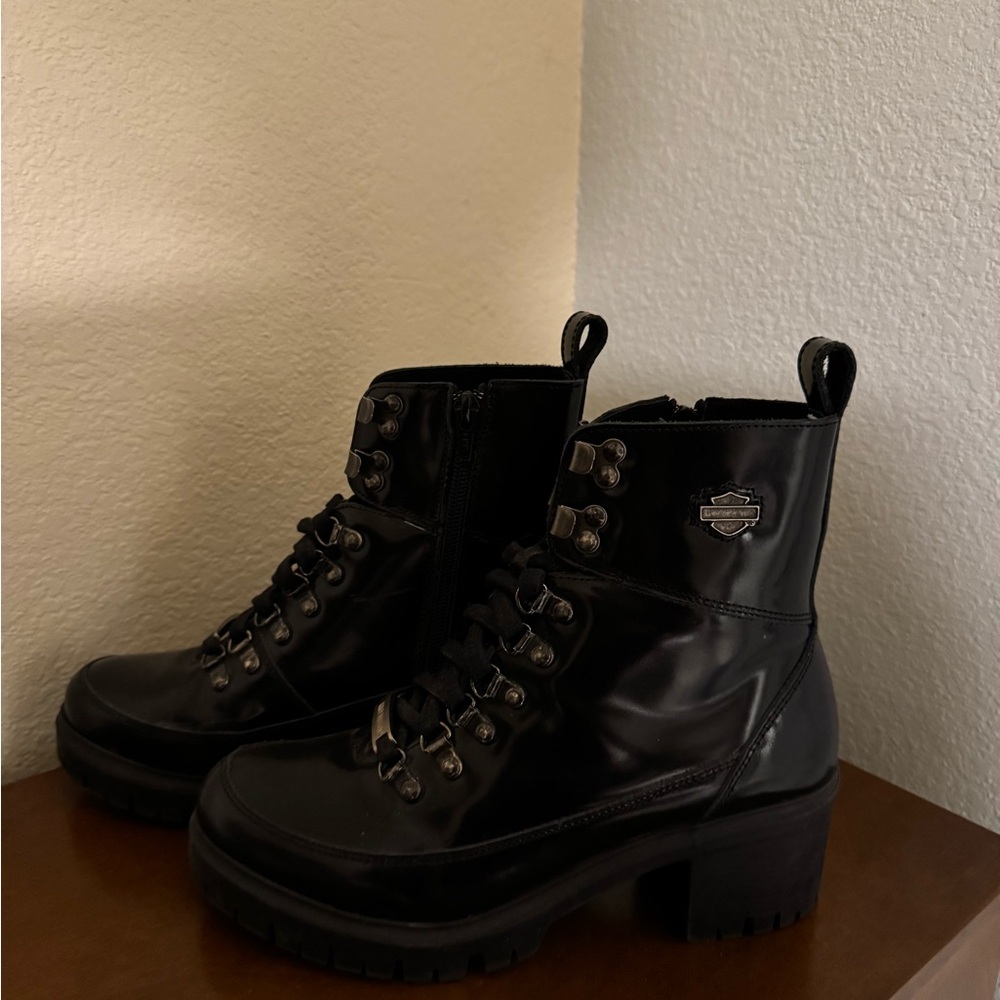 Harley-Davidson Kenwood Black Moto Boots